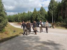 Młodzi niemieccy leśnicy z wizytą w Nadleśnictwie Stąporków